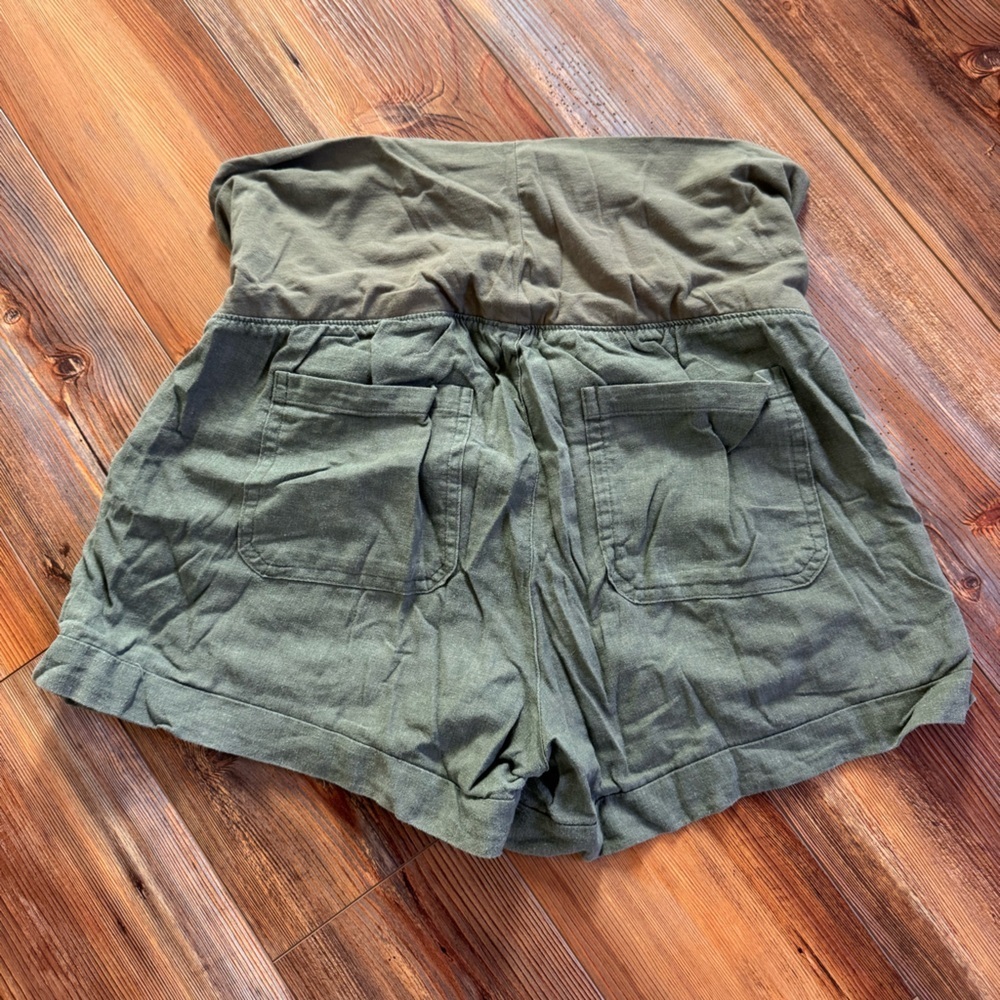 Old Navy, Maternity, small Olive Green Women's Shorts - Picture 2 of 6